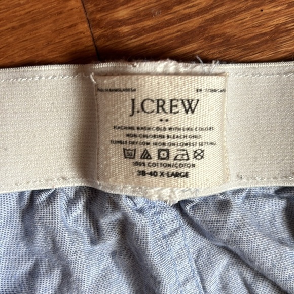 J. Crew Men's light blue wash Labrador  Retriever Boxer Short -Size XL - Picture 4 of 8